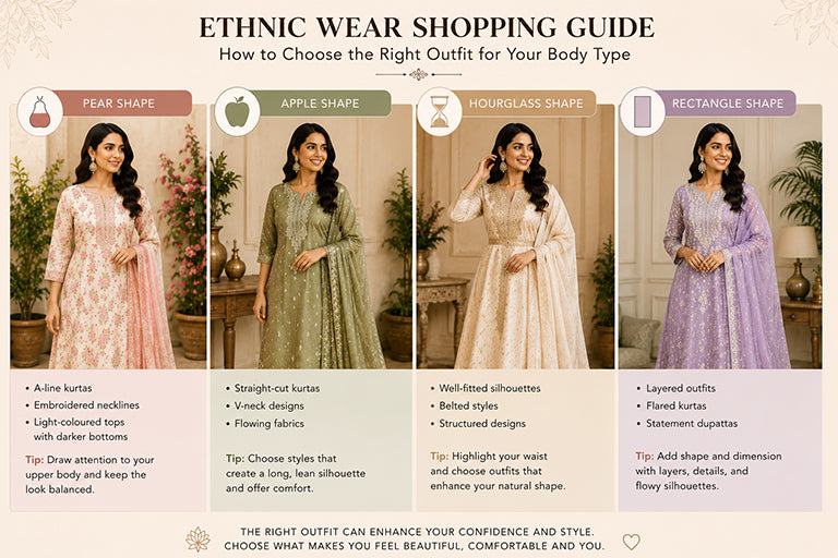 Ethnic Wear Shopping Guide: How to Choose the Right Outfit for Your Body Type