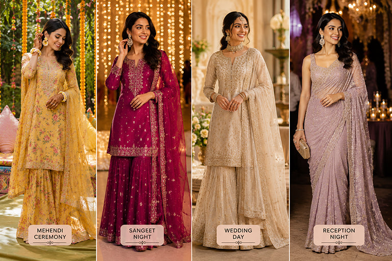 What to Wear to Every Indian Wedding Function
