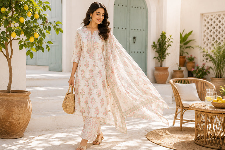Cotton Kurta Sets for Summer: Stay Stylish and Comfortable