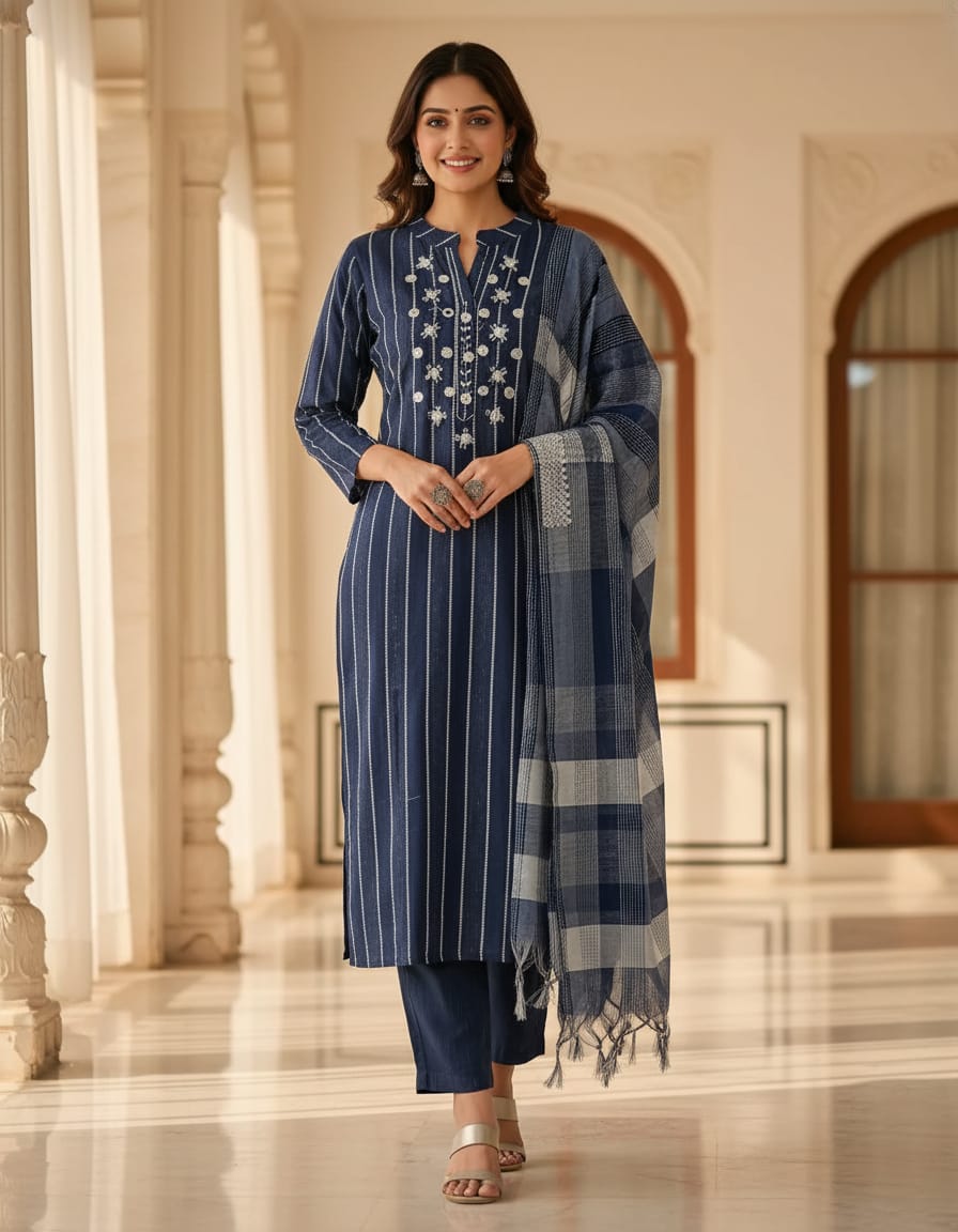 Poly cotton suit set